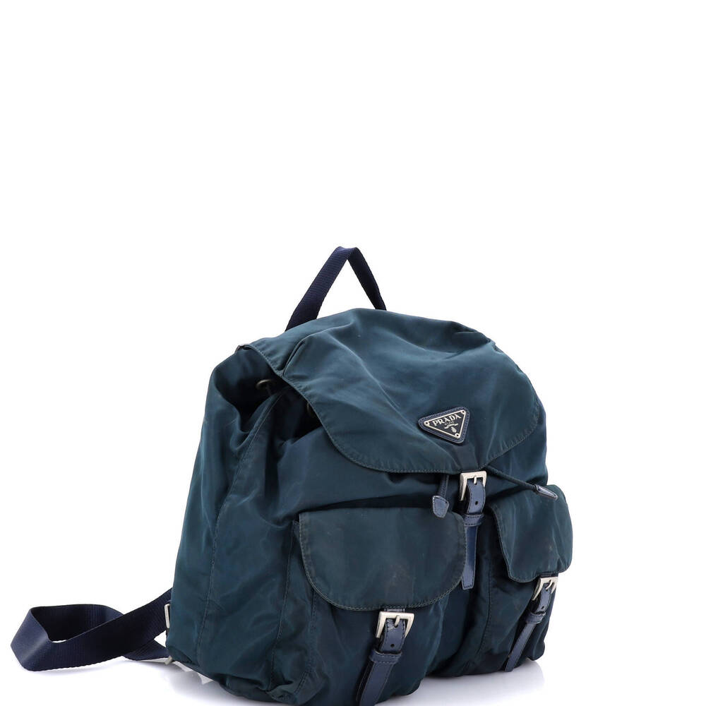 Prada Medium Double Front Pocket Backpack Tessuto - image 3
